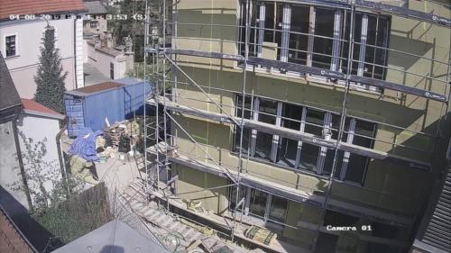 Fasáda na západní straně