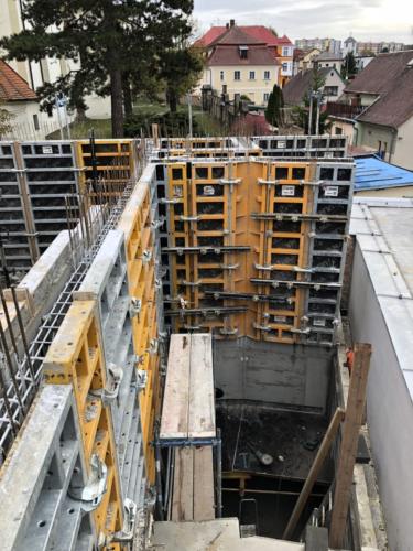 bednění stěn 2.NP