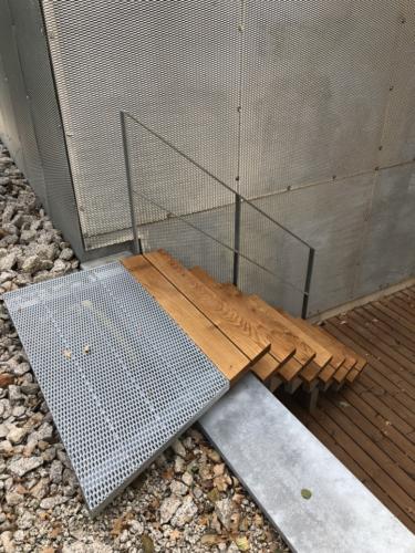 exteriér schodiště